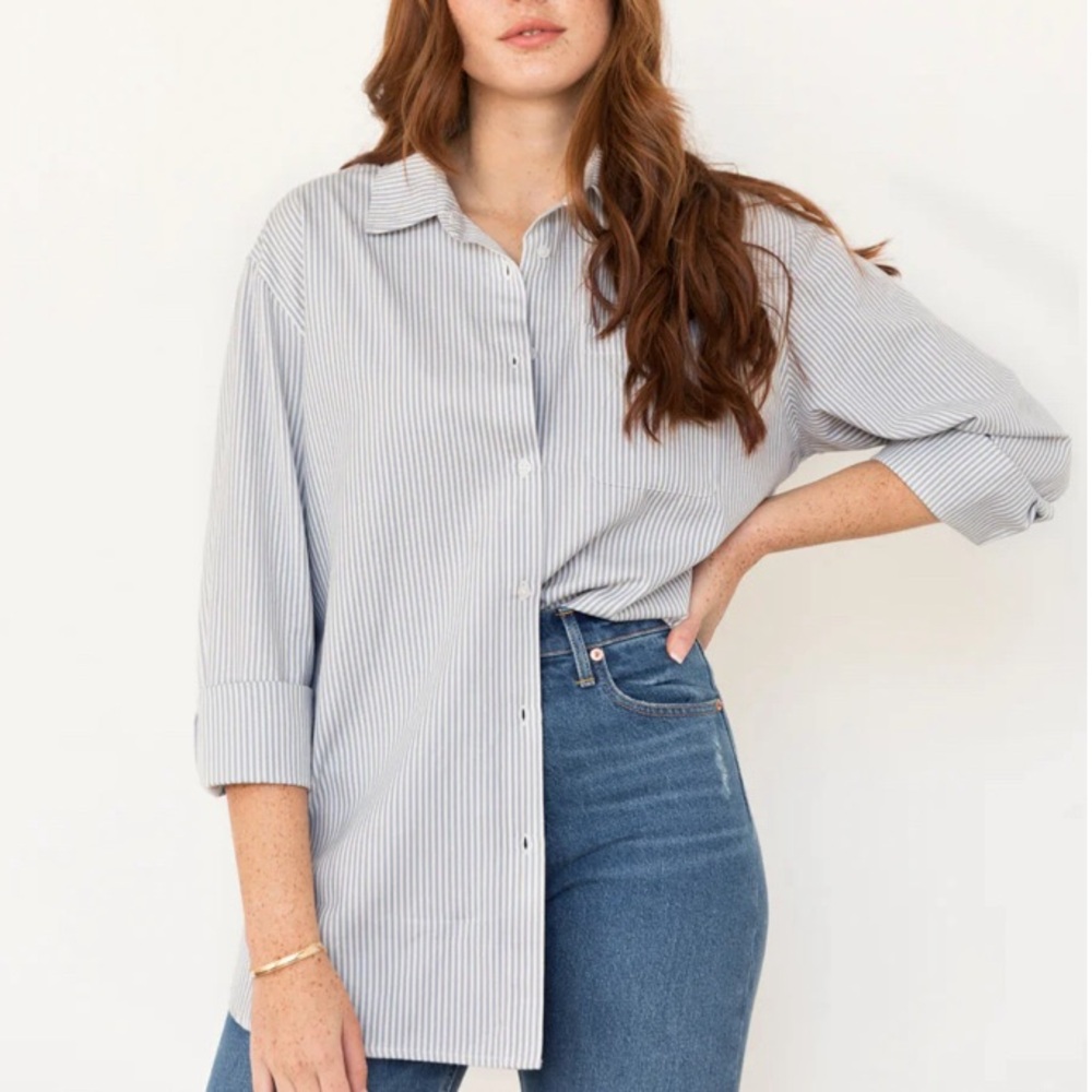 Able Harris oversized button down shirt